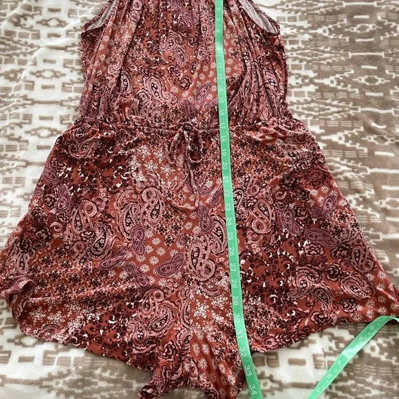Maurice’s Causual Paisley Print Romper - Size Lg - Picture 9 of 10